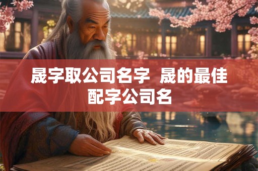 晟字取公司名字  晟的最佳配字公司名