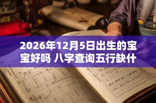 2026年12月5日出生的宝宝好吗 八字查询五行缺什么 2026年12月5日出生的宝宝好吗 八字查询五行缺什么
