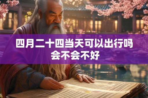 四月二十四当天可以出行吗 会不会不好