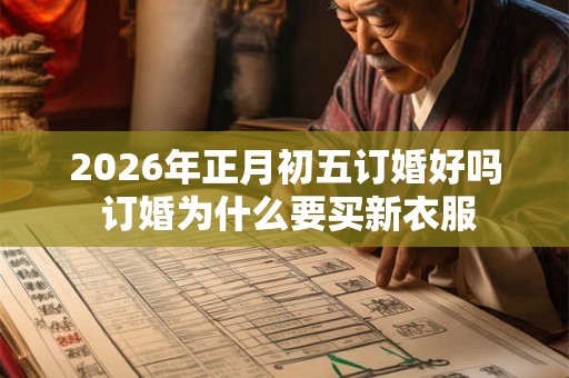 2026年正月初五订婚好吗 订婚为什么要买新衣服