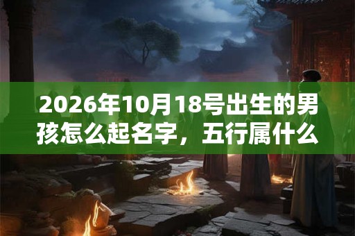2026年10月18号出生的男孩怎么起名字,五行属什么 2026年10月18号出生的男孩怎么起名字,五行属什么