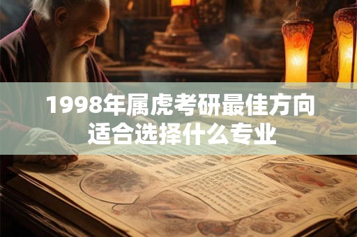 1998年属虎考研最佳方向 适合选择什么专业