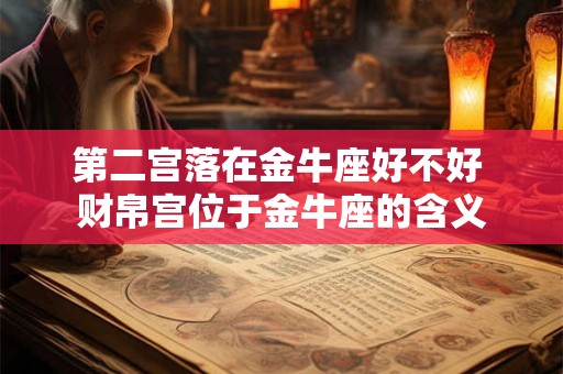 第二宫落在金牛座好不好 财帛宫位于金牛座的含义