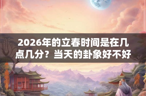 2026年的立春时间是在几点几分？当天的卦象好不好？
