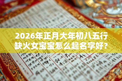 2026年正月大年初八五行缺火女宝宝怎么起名字好？
