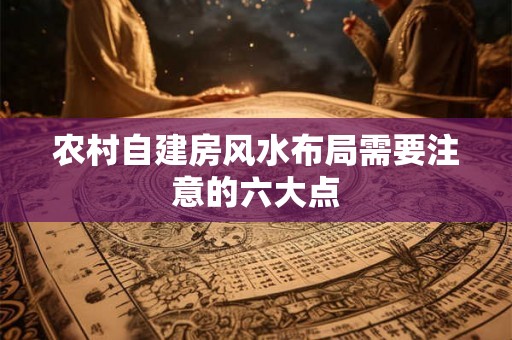农村自建房风水布局需要注意的六大点
