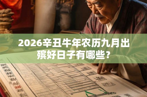 2026辛丑牛年农历九月出殡好日子有哪些？