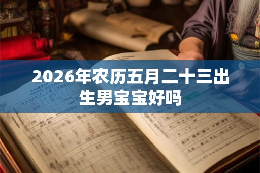 2026年农历五月二十三出生男宝宝好吗 2026年农历五月二十三出生男宝宝好吗