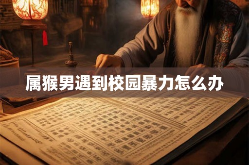 属猴男遇到校园暴力怎么办