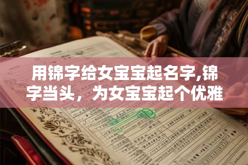 用锦字给女宝宝起名字,锦字当头，为女宝宝起个优雅的名字