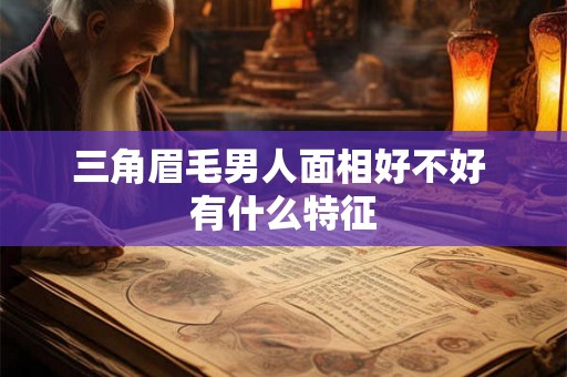 三角眉毛男人面相好不好 有什么特征