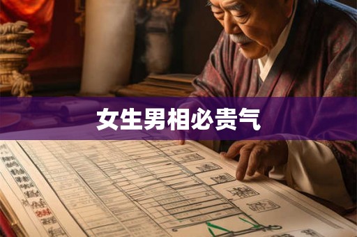 女生男相必贵气 女生男相必贵气
