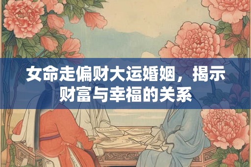 女命走偏财大运婚姻，揭示财富与幸福的关系