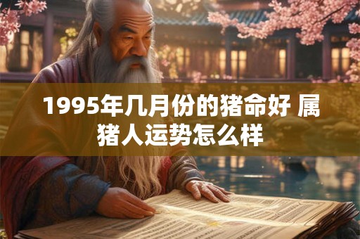 1995年几月份的猪命好 属猪人运势怎么样