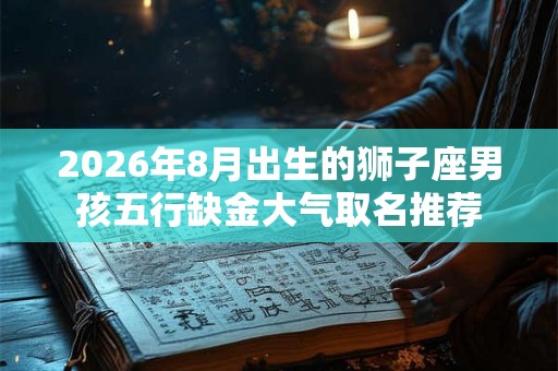 2026年8月出生的狮子座男孩五行缺金大气取名推荐