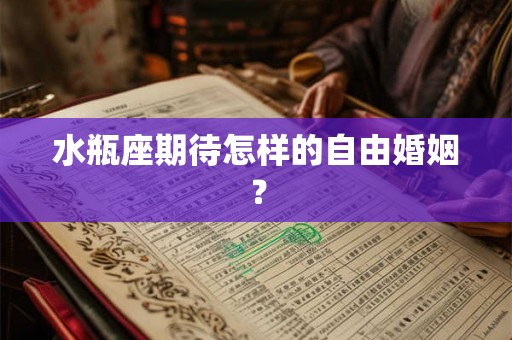 水瓶座期待怎样的自由婚姻？