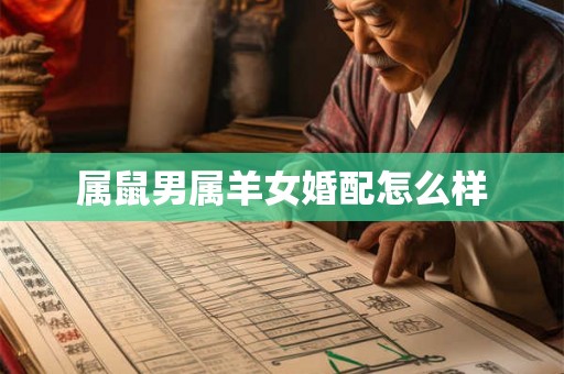属鼠男属羊女婚配怎么样 属鼠男属羊女婚配怎么样