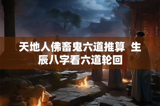 天地人佛畜鬼六道推算  生辰八字看六道轮回