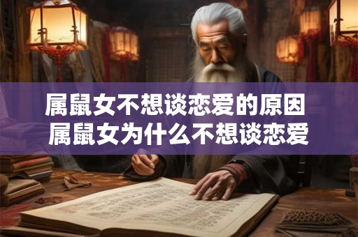 属鼠女不想谈恋爱的原因 属鼠女为什么不想谈恋爱
