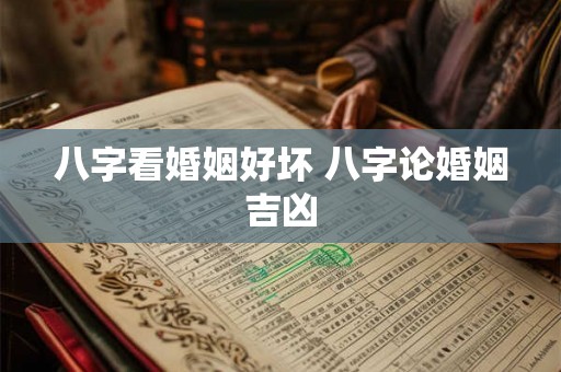 八字看婚姻好坏 八字论婚姻吉凶 八字看婚姻好坏 八字论婚姻吉凶
