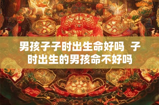 男孩子子时出生命好吗 子时出生的男孩命不好吗 男孩子子时出生命好吗 子时出生的男孩命不好吗