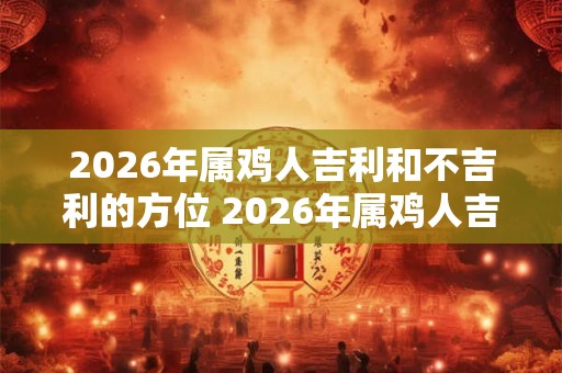 2026年属鸡人吉利和不吉利的方位 2026年属鸡人吉凶方位查询