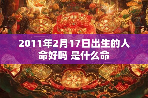 2011年2月17日出生的人命好吗 是什么命