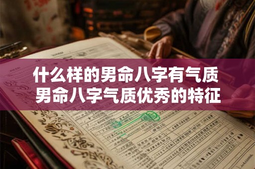 什么样的男命八字有气质 男命八字气质优秀的特征