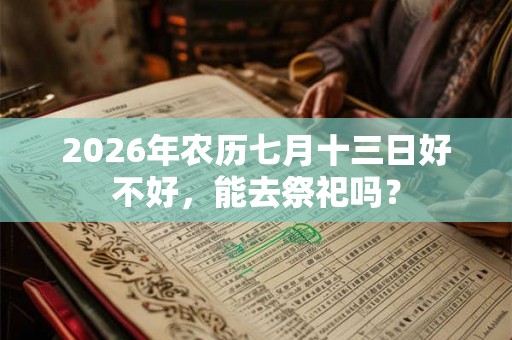 2026年农历七月十三日好不好,能去祭祀吗? 2026年农历七月十三日好不好,能去祭祀吗?