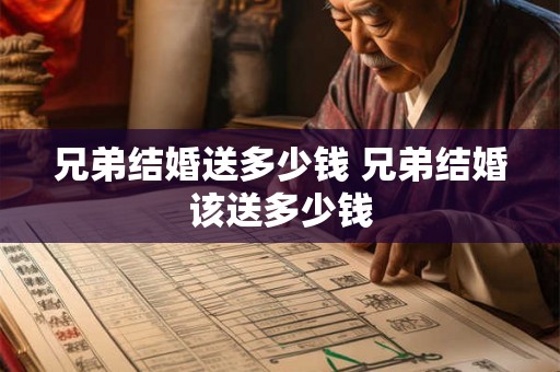 兄弟结婚送多少钱 兄弟结婚该送多少钱 兄弟结婚送多少钱 兄弟结婚该送多少钱