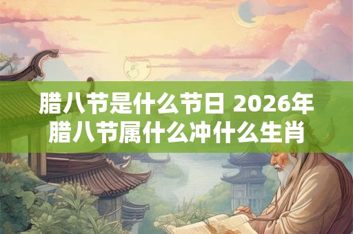 腊八节是什么节日 2026年腊八节属什么冲什么生肖 腊八节是什么节日 2026年腊八节属什么冲什么生肖