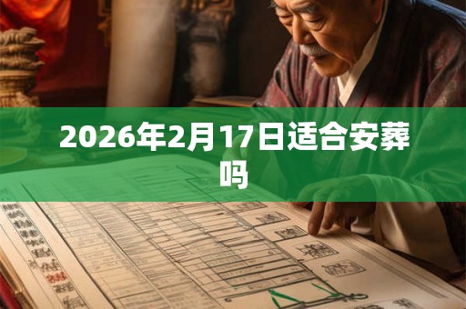 2026年2月17日适合安葬吗