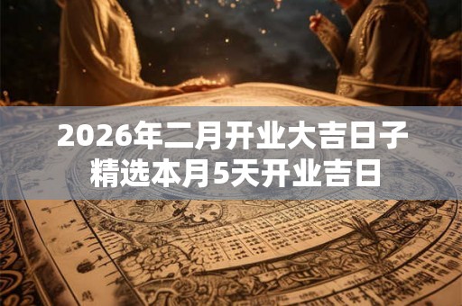 2026年二月开业大吉日子 精选本月5天开业吉日 2026年二月开业大吉日子 精选本月5天开业吉日