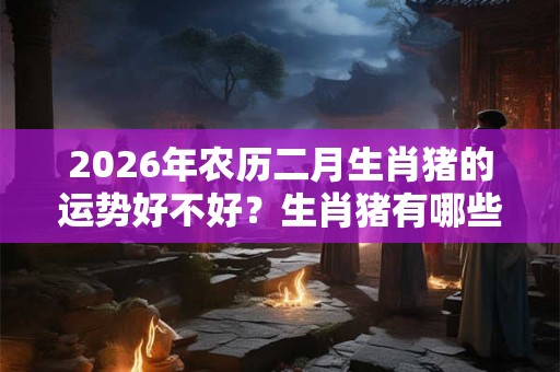 2026年农历二月生肖猪的运势好不好？生肖猪有哪些缺点？
