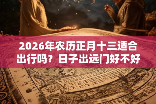 2026年农历正月十三适合出行吗？日子出远门好不好？