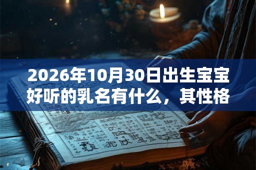 2026年10月30日出生宝宝好听的乳名有什么，其性格如何？