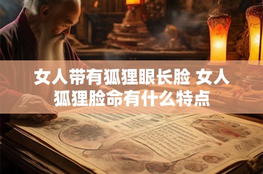 女人带有狐狸眼长脸 女人狐狸脸命有什么特点 女人带有狐狸眼长脸 女人狐狸脸命有什么特点