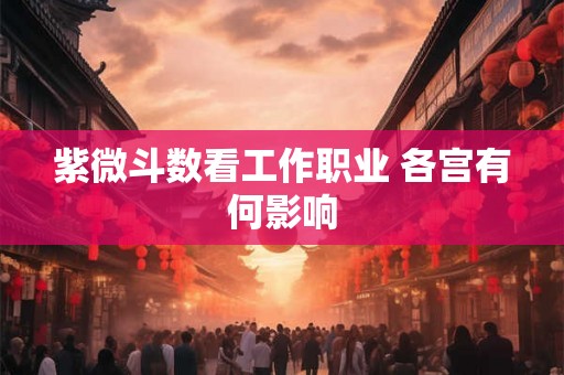 紫微斗数看工作职业 各宫有何影响