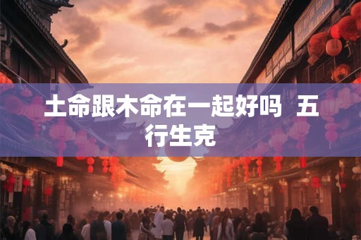土命跟木命在一起好吗  五行生克