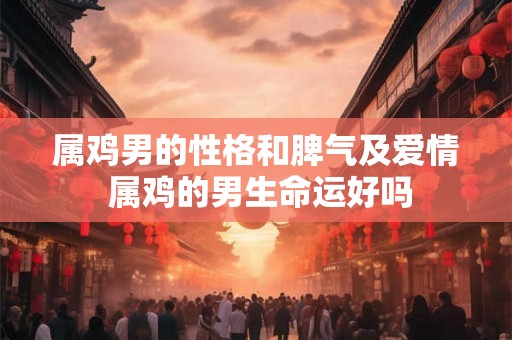 属鸡男的性格和脾气及爱情 属鸡的男生命运好吗 属鸡男的性格和脾气及爱情 属鸡的男生命运好吗