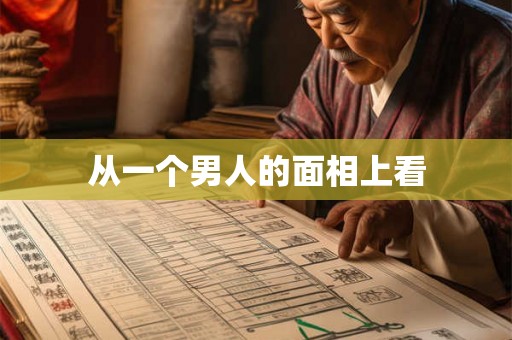 从一个男人的面相上看