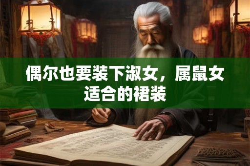 偶尔也要装下淑女,属鼠女适合的裙装 偶尔也要装下淑女,属鼠女适合的裙装