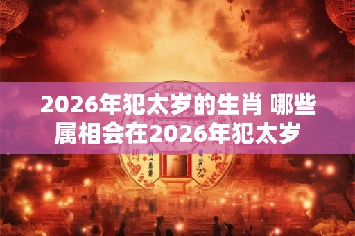 2026年犯太岁的生肖 哪些属相会在2026年犯太岁