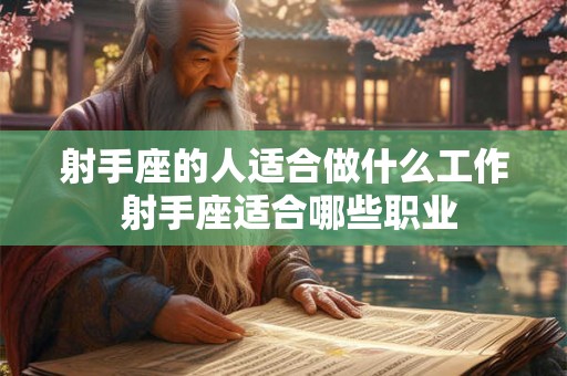 射手座的人适合做什么工作 射手座适合哪些职业