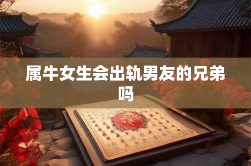 属牛女生会出轨男友的兄弟吗