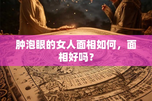 肿泡眼的女人面相如何,面相好吗? 肿泡眼的女人面相如何,面相好吗?