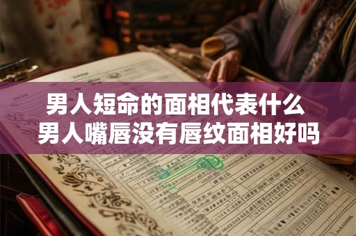 男人短命的面相代表什么 男人嘴唇没有唇纹面相好吗