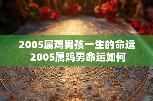 2005属鸡男孩一生的命运 2005属鸡男命运如何 2005属鸡男孩一生的命运 2005属鸡男命运如何