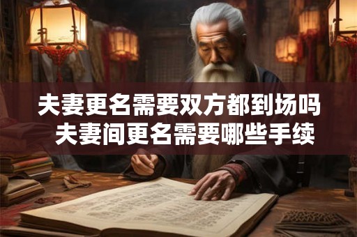 夫妻更名需要双方都到场吗  夫妻间更名需要哪些手续