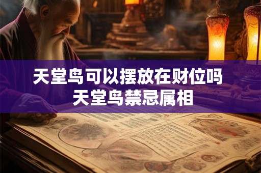 天堂鸟可以摆放在财位吗  天堂鸟禁忌属相